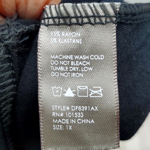 Daisy Fuentes Women Chemise Teddy Babydoll Soft Stretch Mother Day Black Sz 1X - Picture 13 of 17